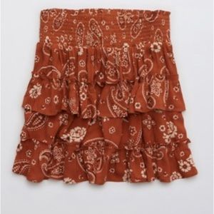 Aerie Ruffle mini skirt